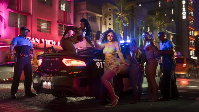 Vice City downtown is the game's confirmed urban core, shown in every trailer and official material.